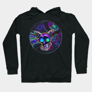 Space bubble kitten Hoodie